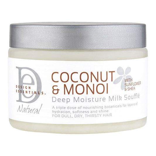White Smoke DESIGN ESSENTIALS Coconut &amp; Monoi Deep Moisture Milk Souffle (12oz)