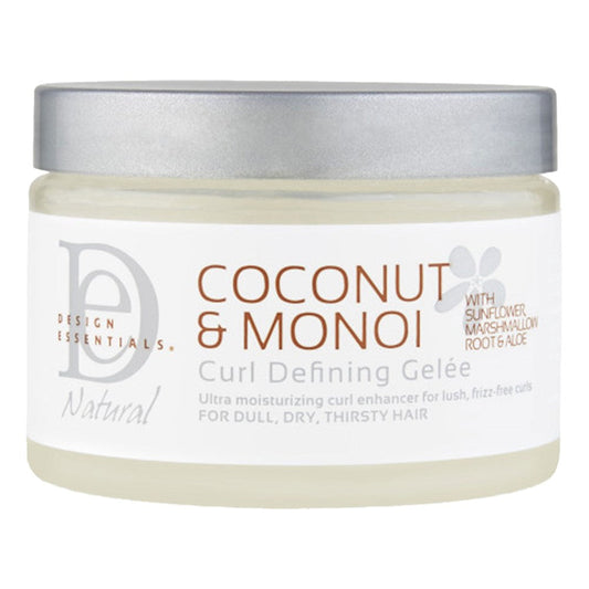 White Smoke DESIGN ESSENTIALS Coconut &amp; Monoi Curl Defining GELEE (12oz)