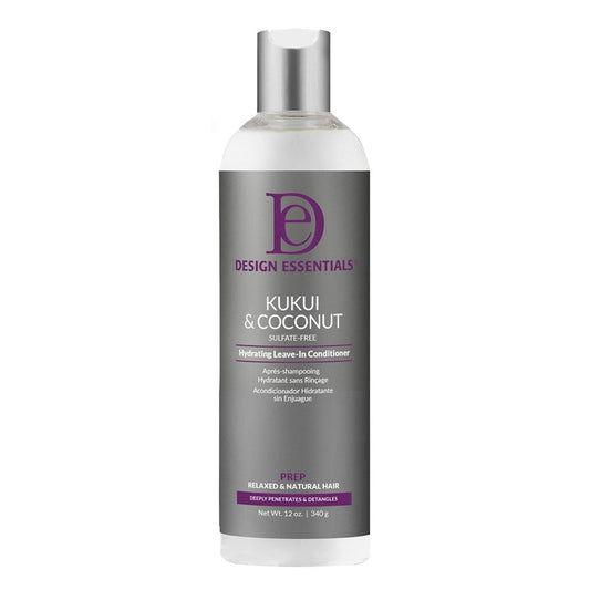 Dim Gray DESIGN ESSENTIALS Kukui &amp; Coconut Hydrating Leave-In Conditioner (12oz)