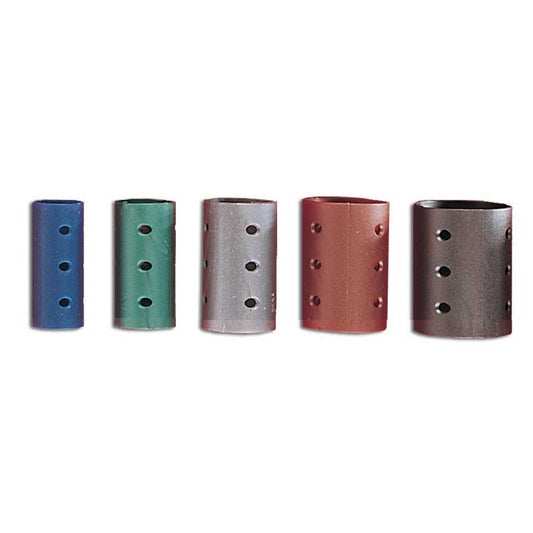 White Smoke Dannyco  Magnetic Rollers  Jumbo  Gold  12/bag