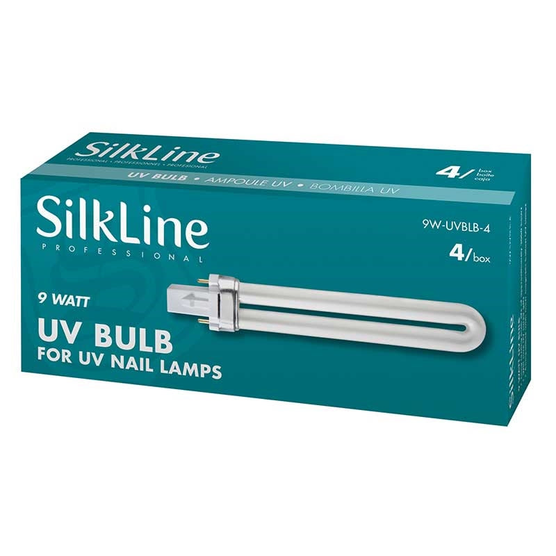 Dark Cyan Silkline  9 Watt Uv Bulb Value 4 pack