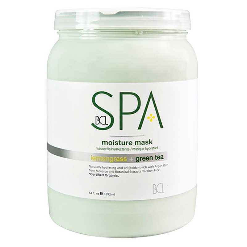 White Smoke BCL Spa  Lemongrass Green Tea Moisture Mask  64oz