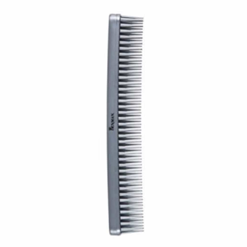Slate Gray Denman Professional 3-Row Comb - Silver 00514