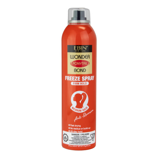 White Smoke EBIN Wonder Ponytail Bond Freeze Spray (8oz) - Firm Hold