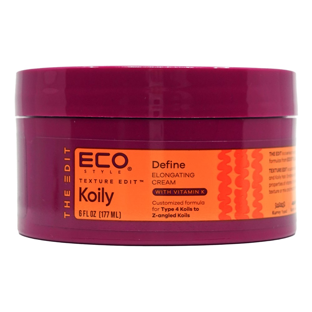 Dark Red ECO KOILY Define Elongating Cream (6oz)