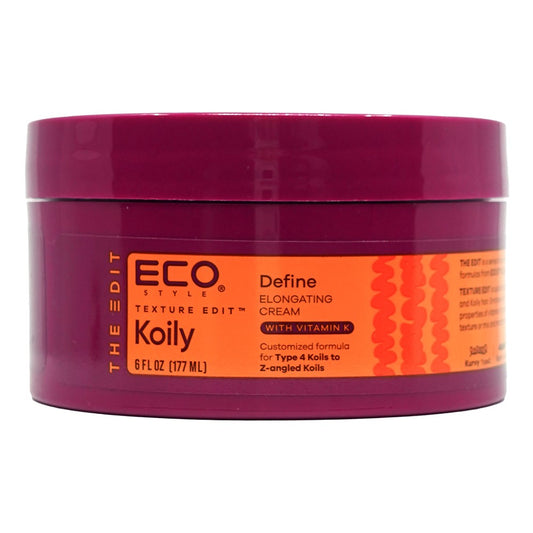 Dark Red ECO KOILY Define Elongating Cream (6oz)