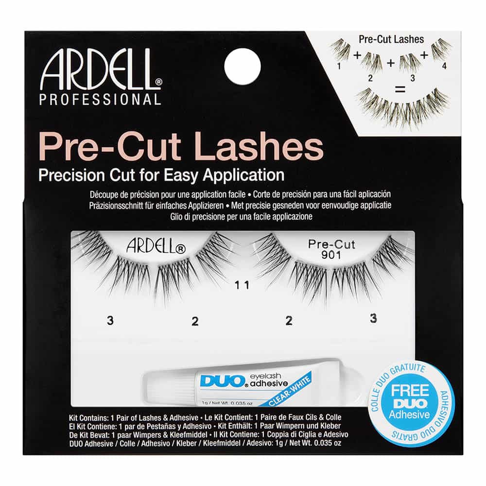 Black Ardell Pre-Cut Lashes 1 Pair - Pre-Cut 901 Black 67465
