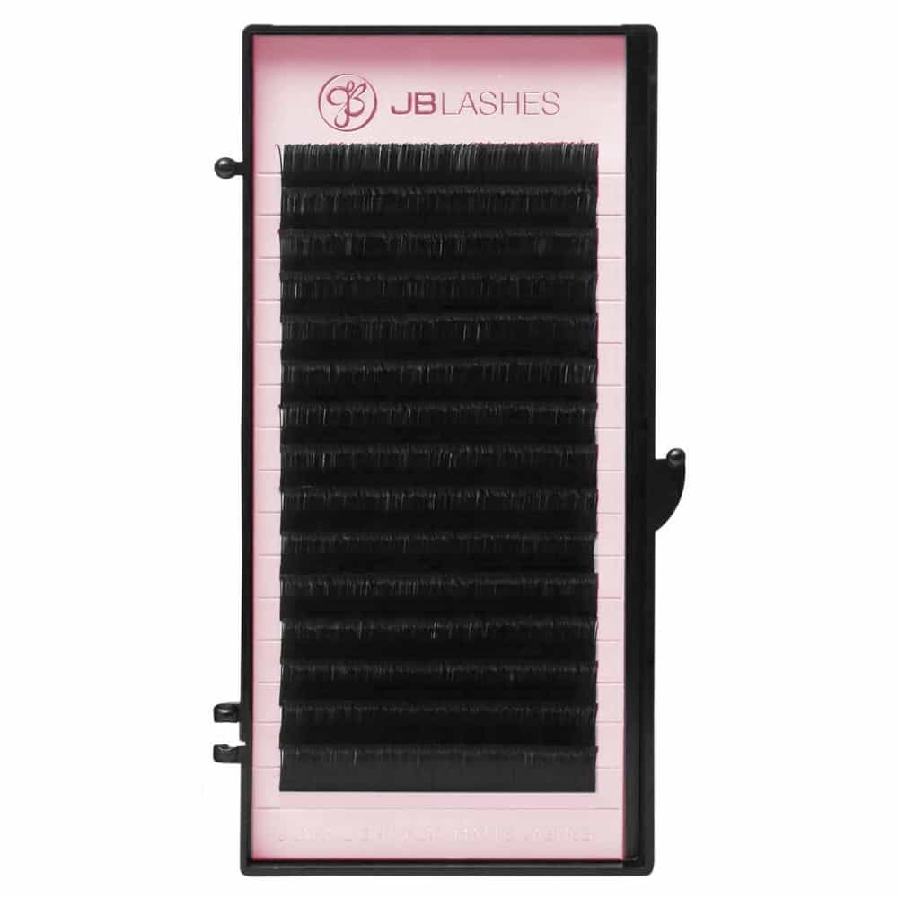 Black JB L+Curl Ultra Light Flat Matte Lashes 0.20 x10mm JBFML2010