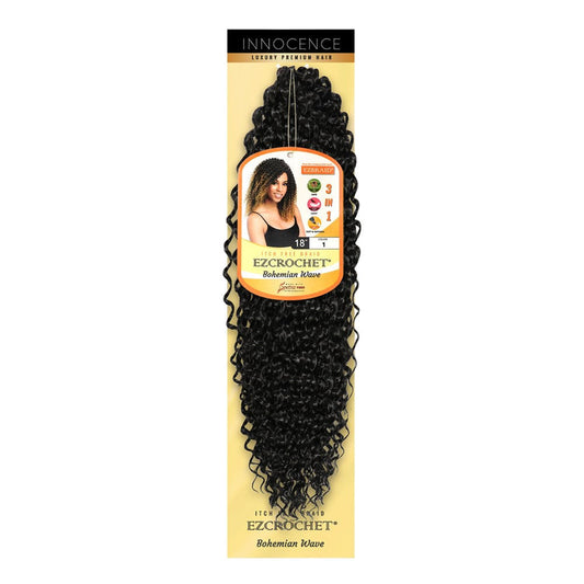 Black EZBRAID Ezcrochet Bohemian Wave (18inch)