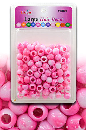 Eden XLG Blister Round Bead -Pink#BR89-WPINK-pk