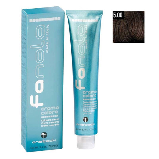 White Smoke Fanola  5.00 Intense Natural Deep Light Chestnut  100ml