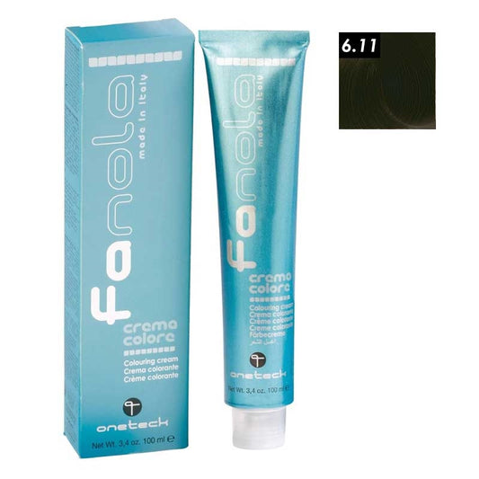 White Smoke Fanola  6.11 Dark Blonde Intense Ash  100ml