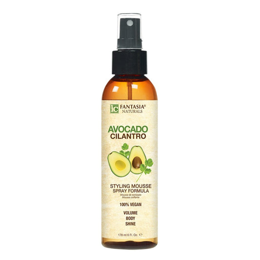 White Smoke FANTASIA  IC Naturals Avocado Styling Mousse Spray(6oz)