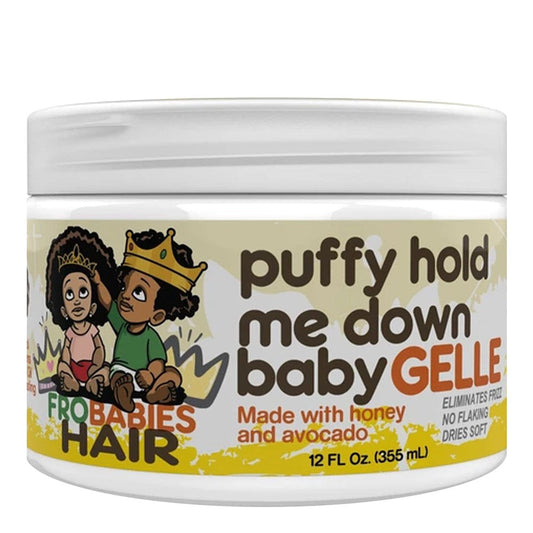 Light Gray FRO BABIES Puffy Hold Me Down Baby Gelle (12oz)