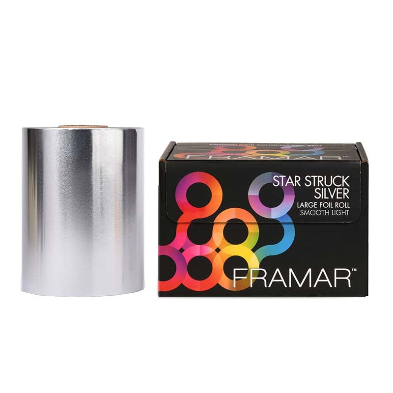 White Smoke Framar  (10001) Roll Foil  Smooth  Large  Light