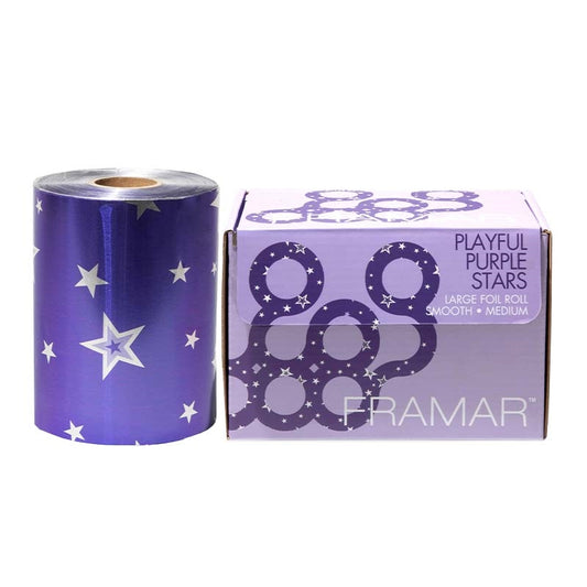 White Smoke Framar  (10007) Roll Foil  Smooth  Large  Medium  Purple