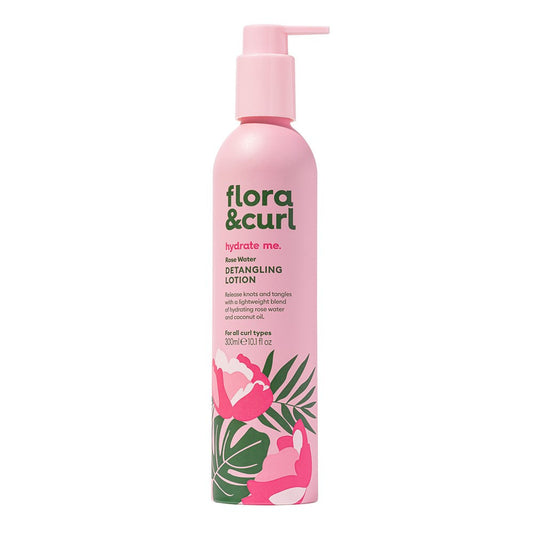 White Smoke FLORA &amp; CURL Rose Water Detangling Lotion (10.1oz)
