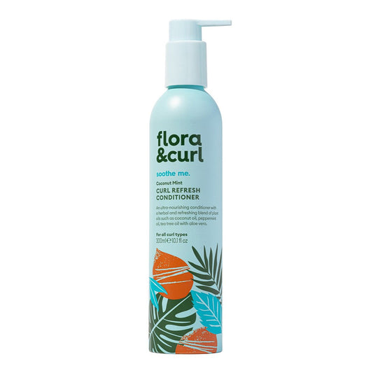 White Smoke FLORA &amp; CURL Coconut Mint Curl Refresh Conditioner (10.1oz)