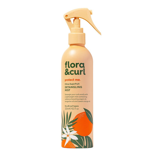 White Smoke FLORA &amp; CURL Citrus Superfruit Detangling Mist (8.5oz)