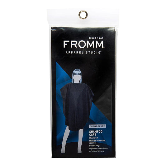 Black FROMM Client Shampoo Cape