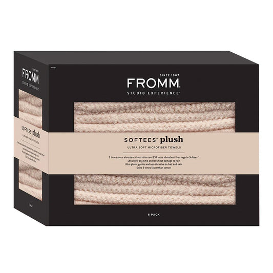 Gray FROMM Softees Plush Microfiber Towel (20' x 34') - (6pk)