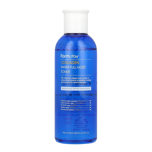 White Smoke FARMSTAY Collagen Water Full Moist Toner (200ml)