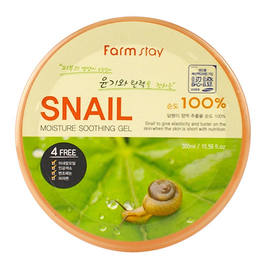 White Smoke FARMSTAY Snail Moisture Soothing Gel  (300ml)