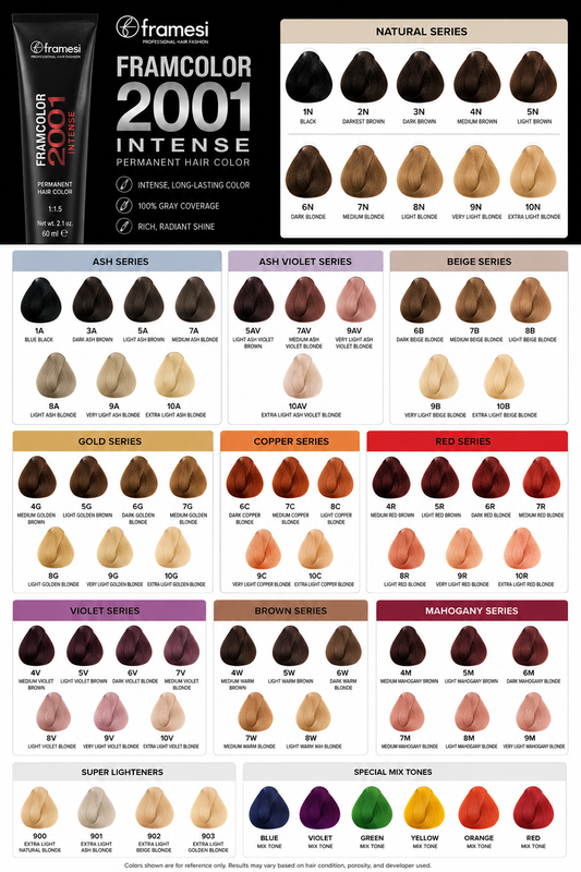 White Smoke FramColor 2001 Intense Permanent Hair Color