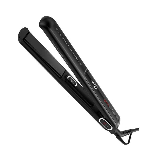 White Smoke GAMA  (GPI02711.5) GEVO Silk Chrome Tita Flat Iron  1.2in