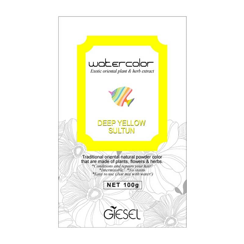 White Smoke Giesel  Water Color Yellow  100g