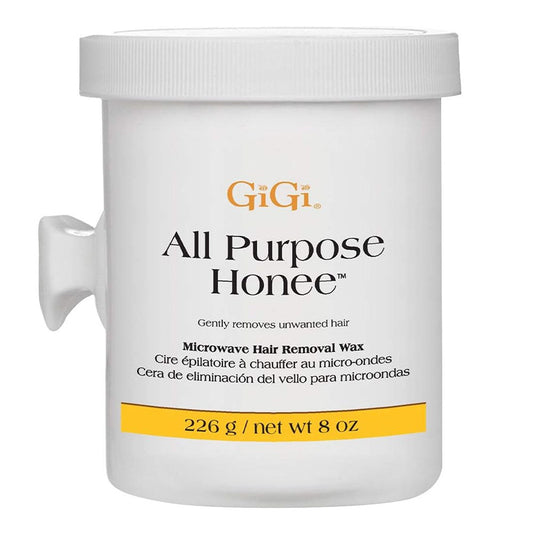 Light Gray GIGI All Purpose Honee Microwave Wax (8oz/226g)