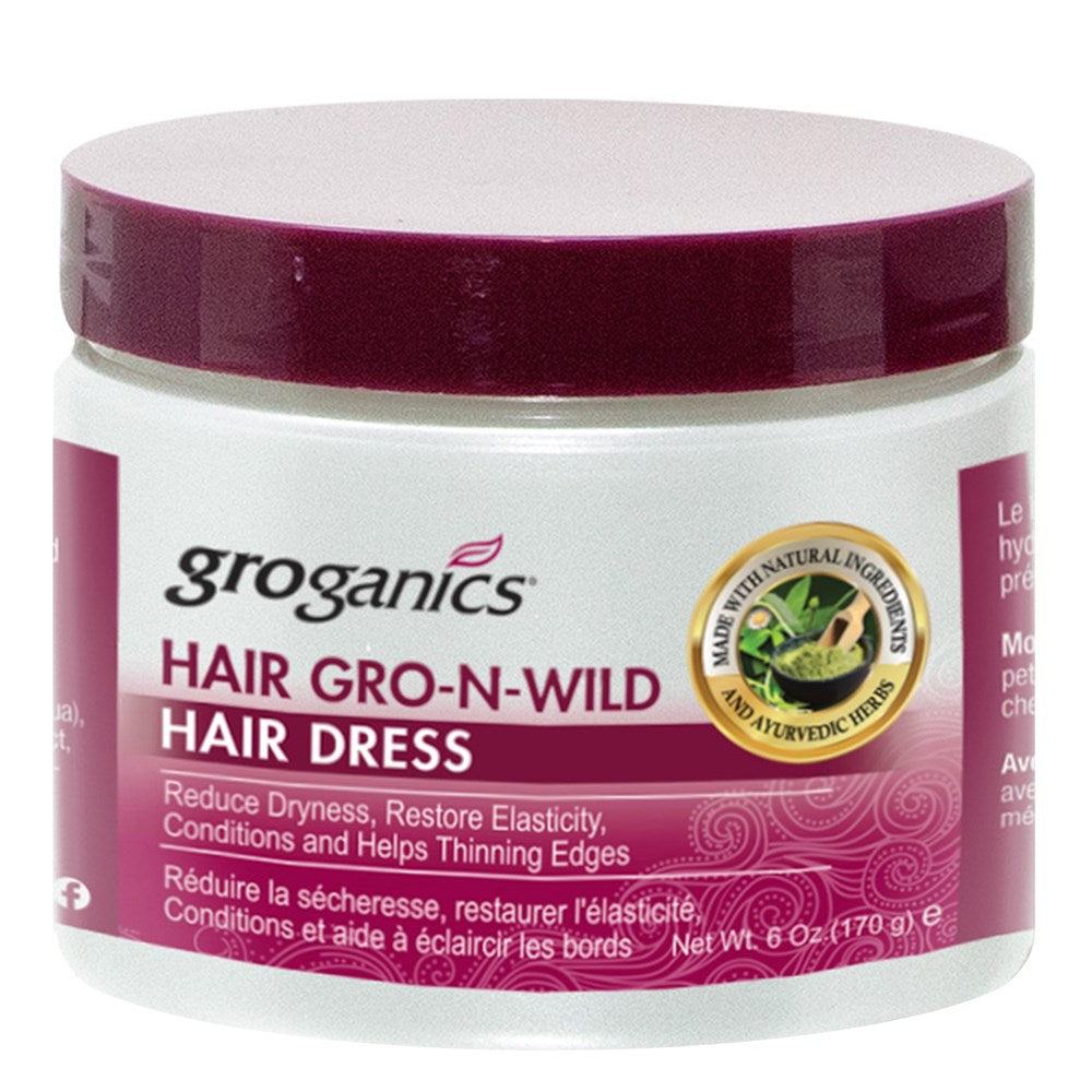 Light Gray GROGANICS Hair Gro-n-Wild Hair Dress (6oz)