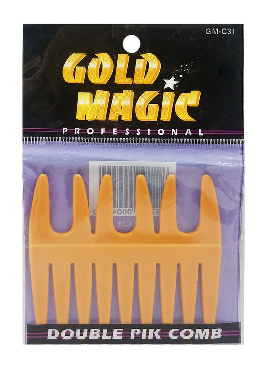 Black Gold Magic Double Pik Comb #GM-C31 -dz