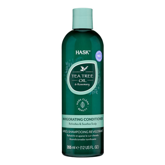 White Smoke HASK Tea Tree Oil &amp; Rosemary Invigorating Conditioner (12oz)