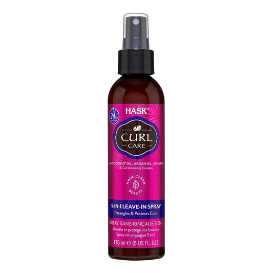 White Smoke HASK Curl Care 5-In-1 Leave In Spray (6oz)