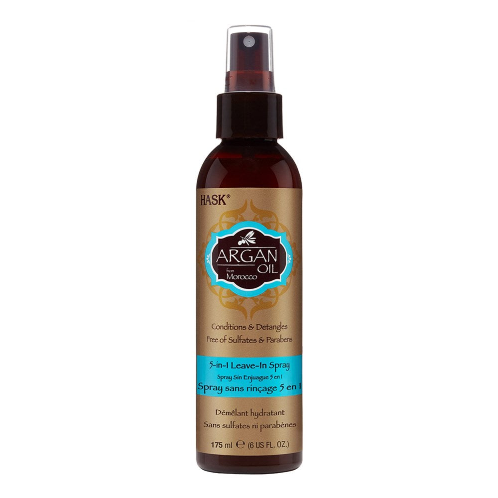White Smoke HASK Argan Oil 5-In-1 Leave In Spray (6oz)