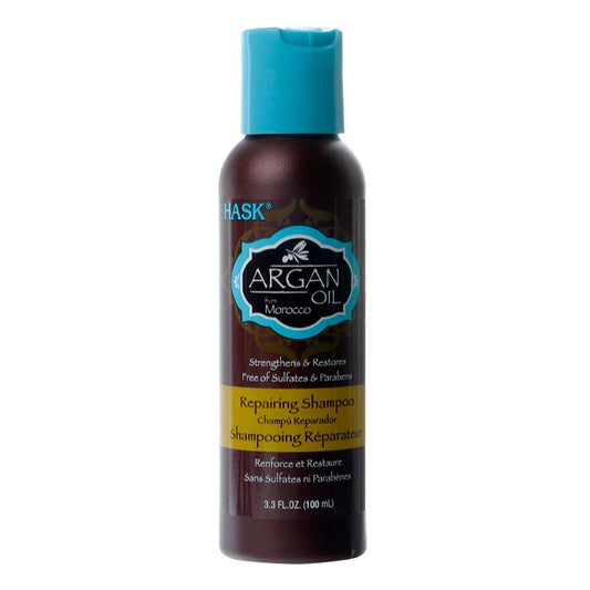 Black HASK Argan Oil Repairing Shampoo Travel Size (3.3oz)