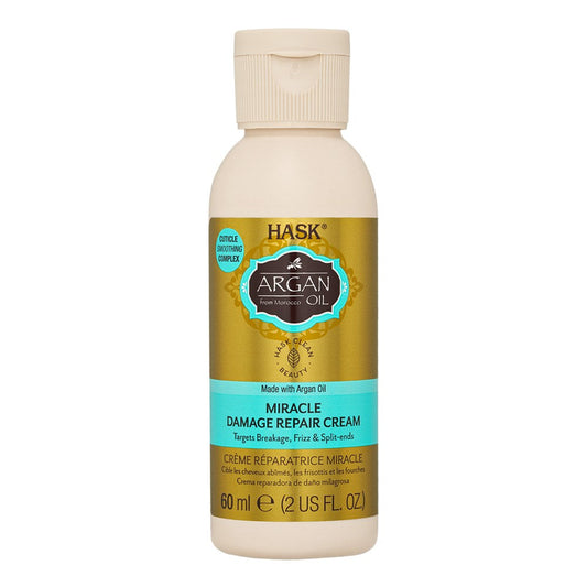 Light Gray HASK Argan Oil Miracle Damage Repair Cream (2oz)