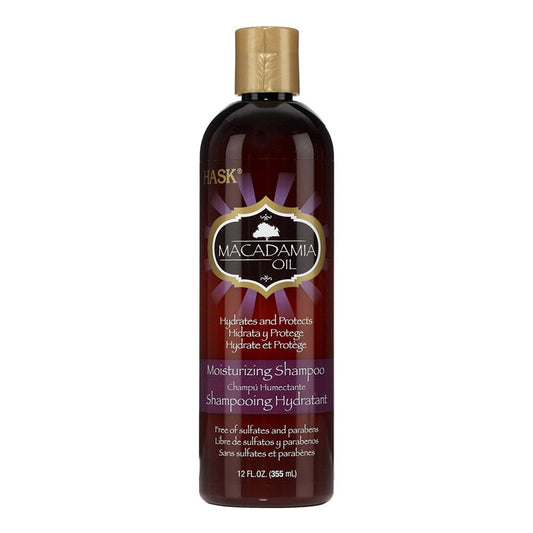 White Smoke HASK Macadamia Oil Moisturizing Shampoo (12oz)