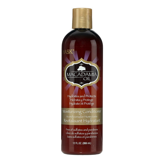 White Smoke HASK Macadamia Oil Moisturizing Conditioner (12oz)