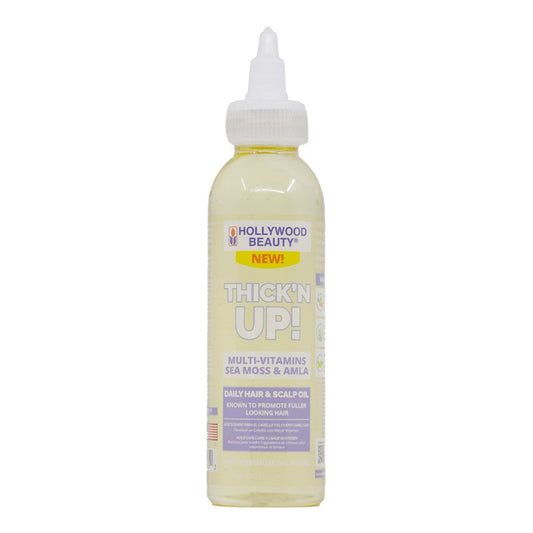 White Smoke HOLLYWOOD BEAUTY Thick'n Up Sea Moss &amp; Amla Hair &amp; Scalp Oil (4oz)