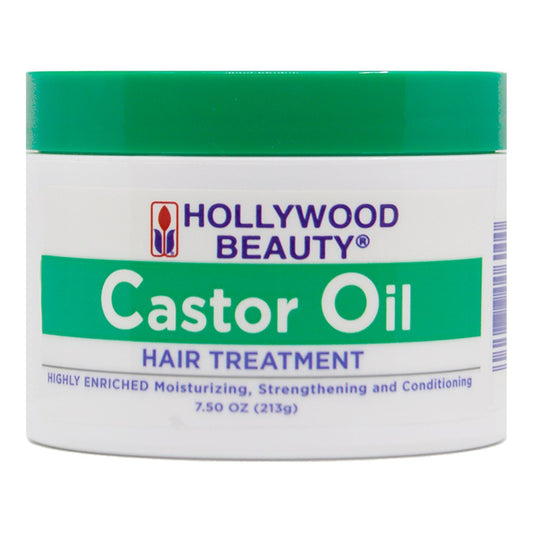 Light Gray HOLLYWOOD BEAUTY Castor Oil Hair Treatment