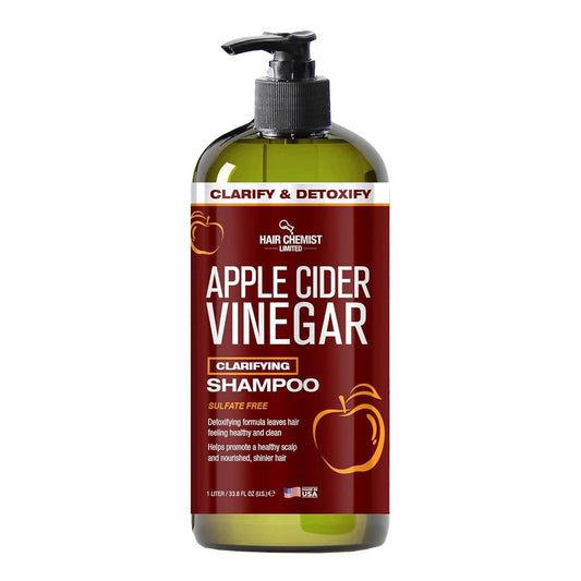 White Smoke HAIR CHEMIST LIMITED Apple Cider Vinegar Clarifying Shampoo (33.8oz)