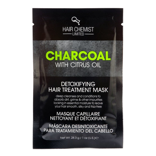 Black HAIR CHEMIST LIMITED Charcoal Detoxifying Hair Treatment Mask Packet (1oz)