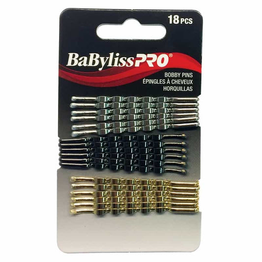 Black BaBylissPRO Bobby Pins 18pcs BESHAPN1UCC/39155