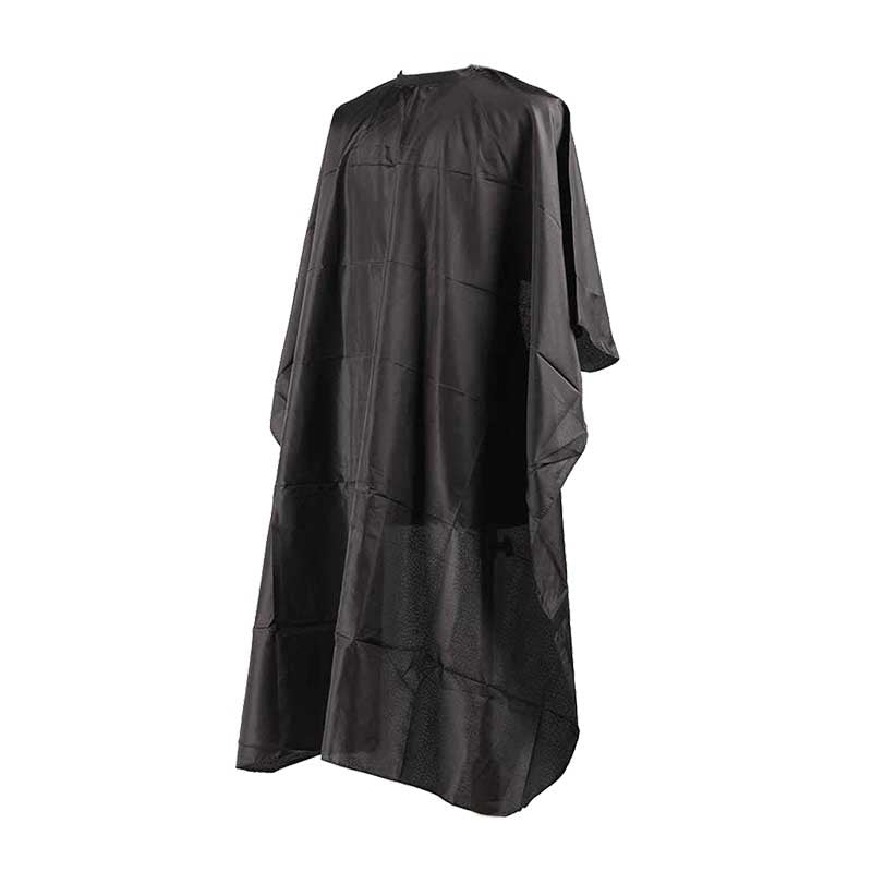 White Smoke H&R  Nylon Black Cape With Velcro and Back Tie Closure