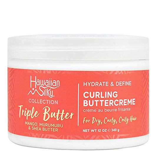 Lavender HAWAIIAN SILKY Triple Butter Hydrate &amp; Define Curling Butter creme(12oz)