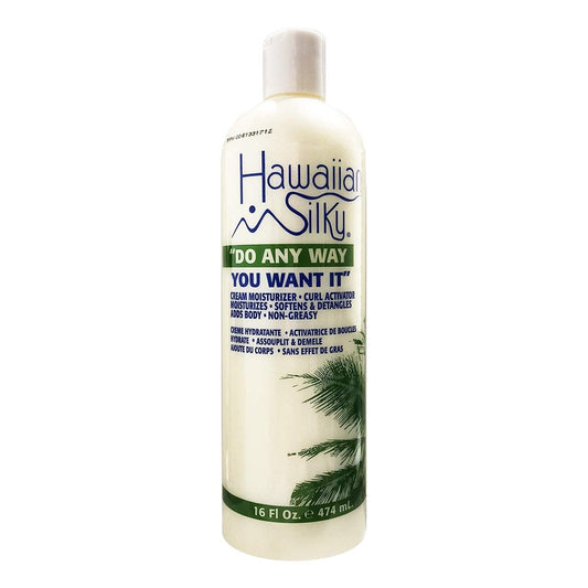 White Smoke HAWAIIAN SILKY Cream Moisturizer Curl Activator (16oz)