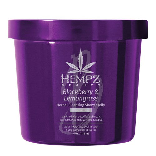 Midnight Blue Hempz Blackberry & Lemongrass Shower Jelly 4oz