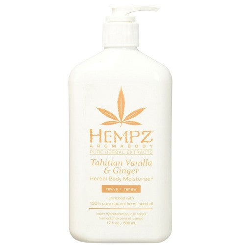 White Smoke Hempz Tahitian Vanilla & Ginger Lotion 17oz